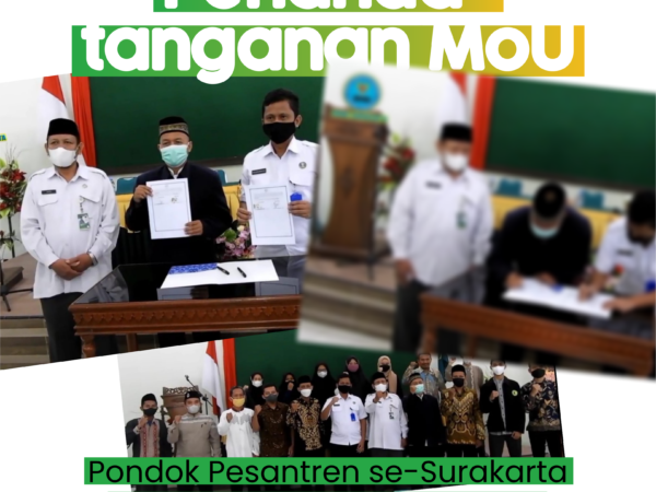 PENANDATANGANAN MoU PONDOK PESANTREN SE-SURAKARTA DENGAN BNN KOTA SURAKARTA