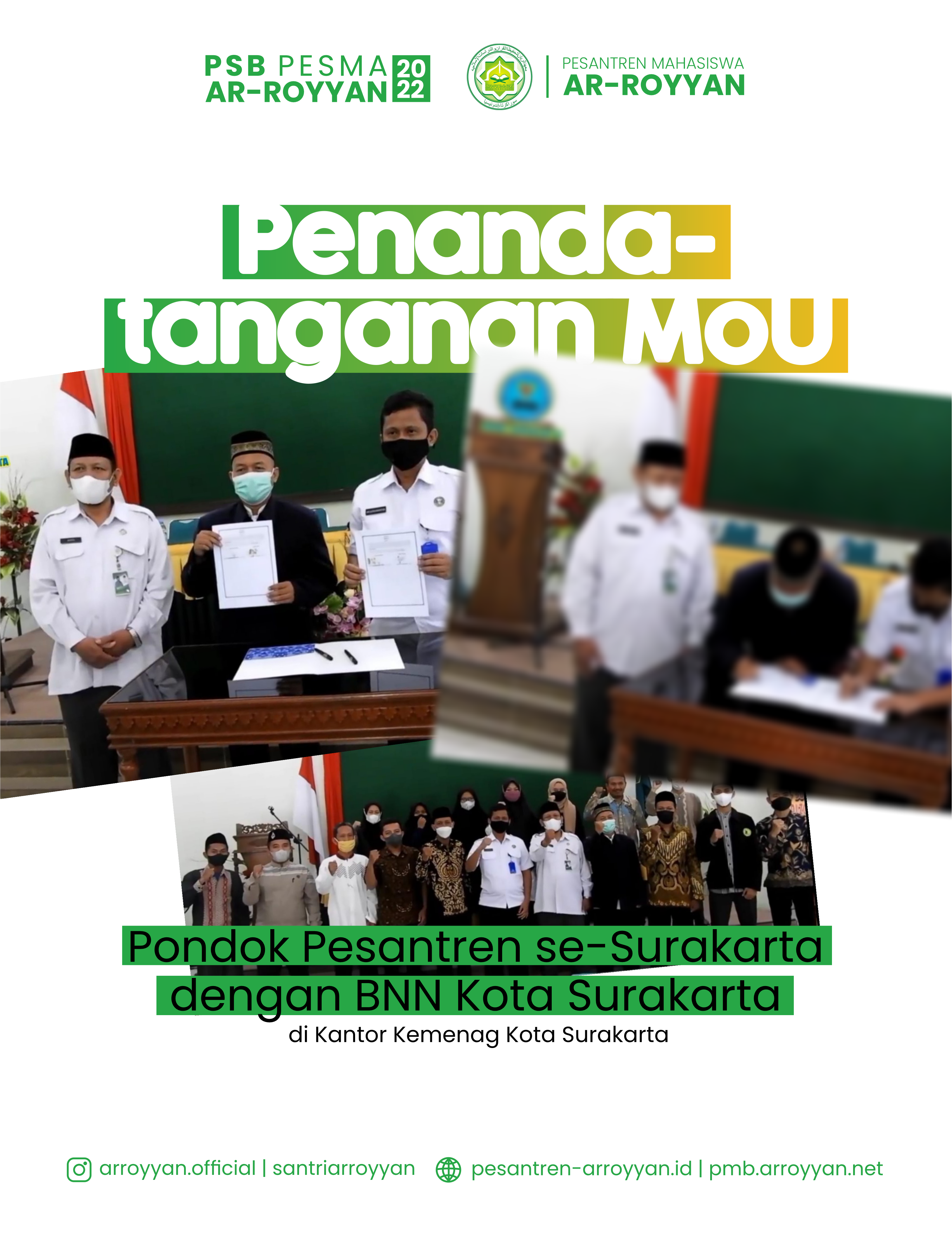 PENANDATANGANAN MoU PONDOK PESANTREN SE-SURAKARTA DENGAN BNN KOTA SURAKARTA